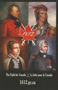 Four Canadian Heroes of War of 1812.  Photo: Government of Canada