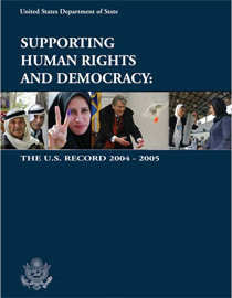 Annual report on U.S. support for human rights. Photo, State Department